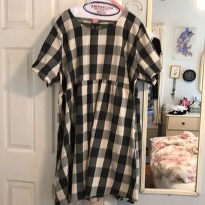 Cute Alice &you gingham oversize babydoll free